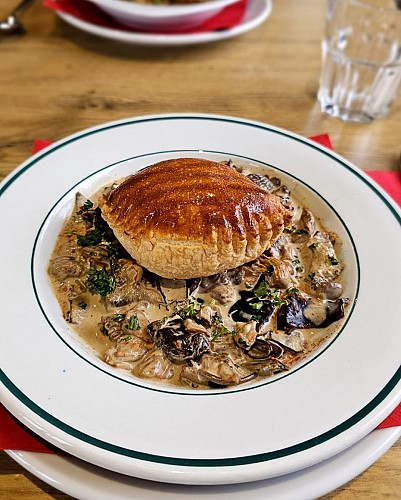 Entrée - Croute aux champignons