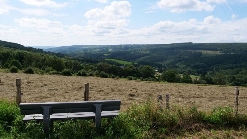 Point de vue sur la vallée du Roannay