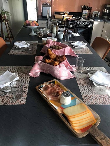 Sous les plumes - petit-déjeuner