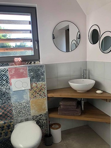 Sous les plumes - salle de bain