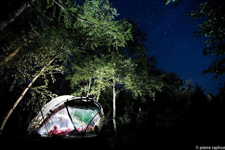 Nuit insolite en bulle