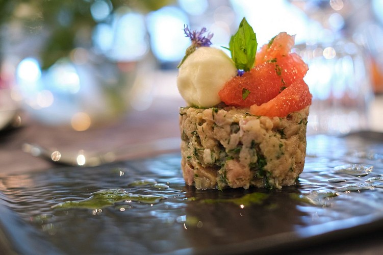 Le restaurant les Jardins de l'Arcadie