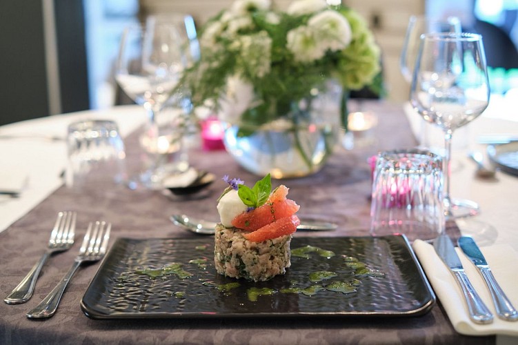 Le restaurant les Jardins de l'Arcadie