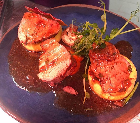 Le restaurant les Jardins de l'Arcadie