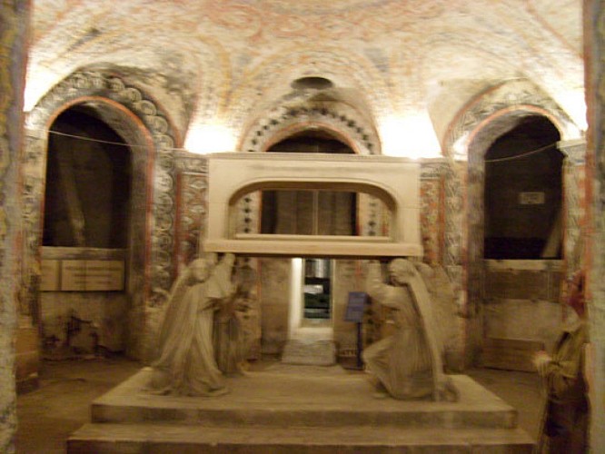La crypte de la basilique Notre-Dame de Boulogne