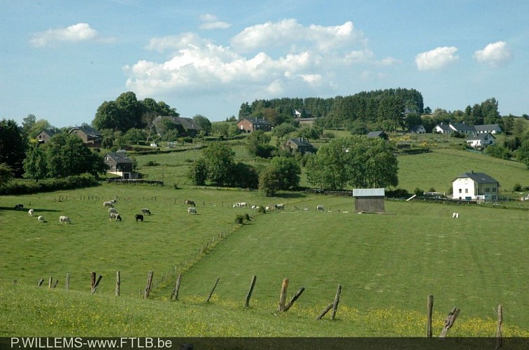 Le village d'Auby-sur-Semois