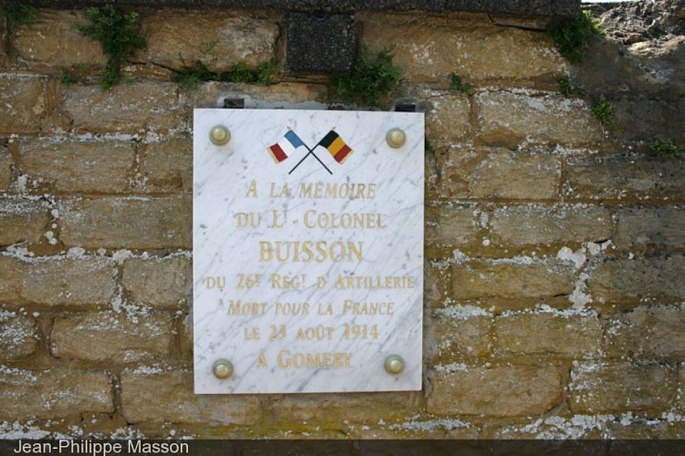 Le monument français (1914) à Gomery