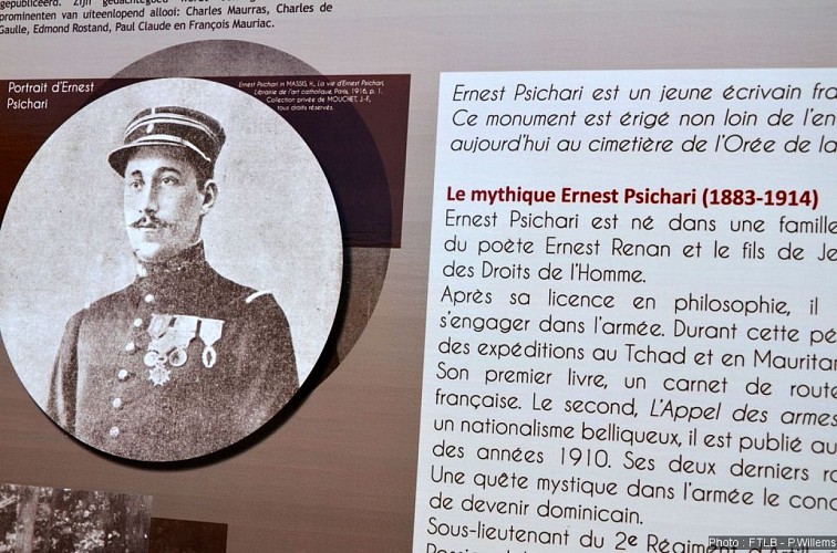 Gedenksteen gewijd aan Ernest Psichari