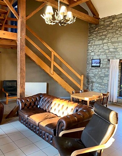 Ferme des bisons - les arches salon