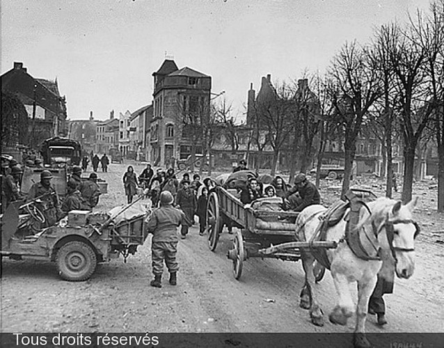 Bastogne während der Ardennenoffensive
