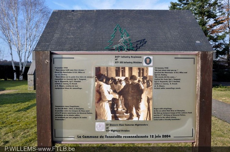 Herdenkingsplaat opgedragen aan de “Verbinding”