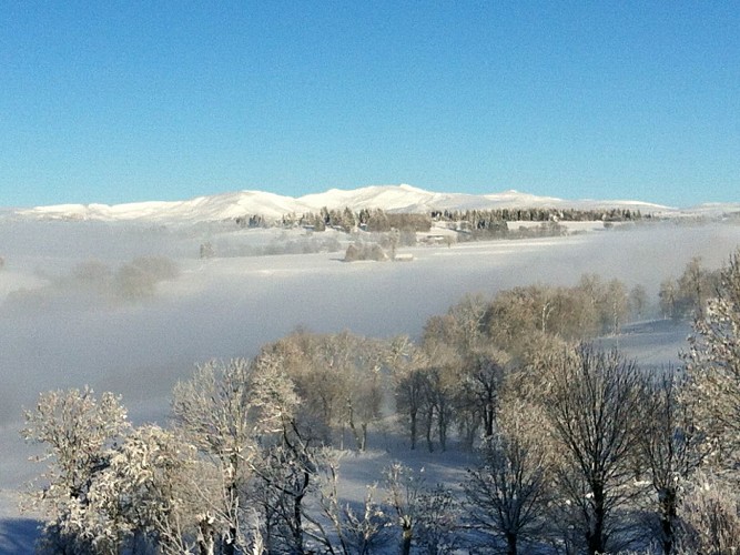 Plomb du Cantal et Col de Prat de Bouc