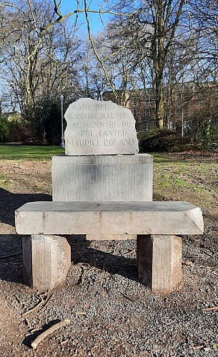 Banc del canson walone - Banc de la Chanson wallonne (1962)