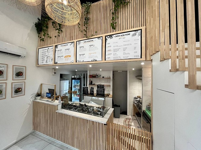 Restaurant Poke it - Pau - comptoir