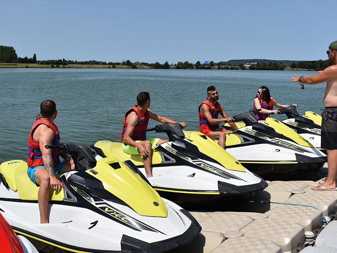 Scooter des mers au Lac Terre d'Auge