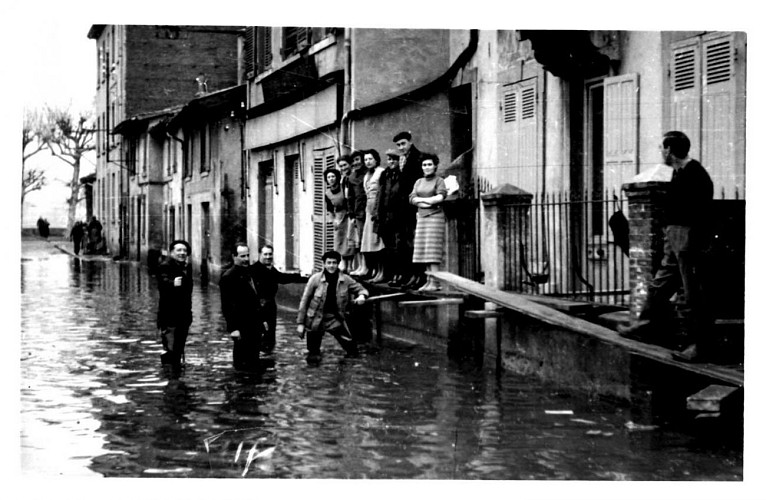 Inondations à la Saulaie