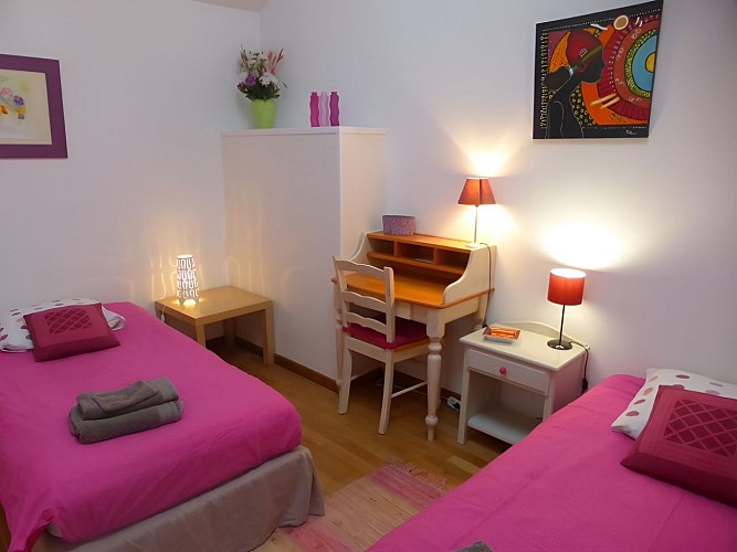 chambre lits simples 2