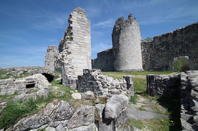 Ruinen des Château de Ventadour (Moustier Ventadour)