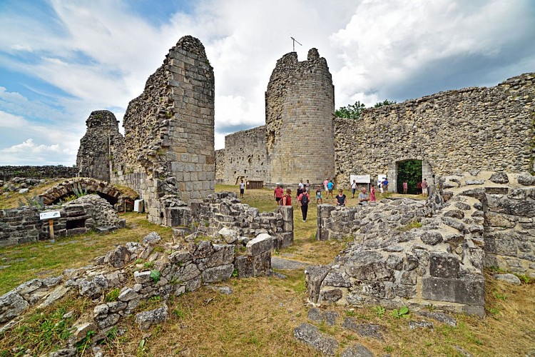 Ruinen des Château de Ventadour (Moustier Ventadour)