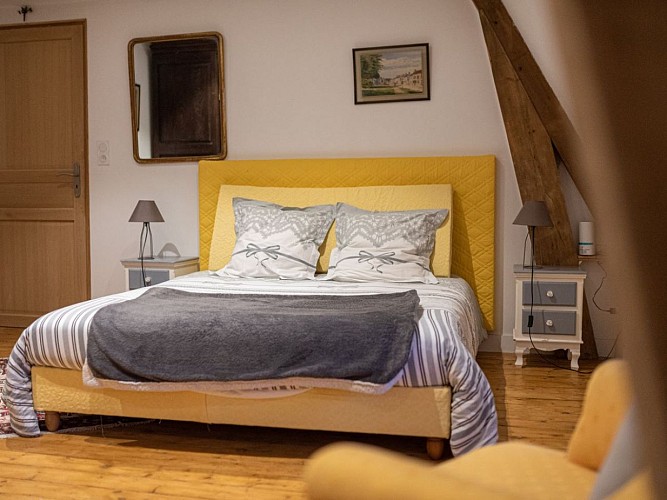 Le Manoir des Bréholles - Goustranville - Chambre famille