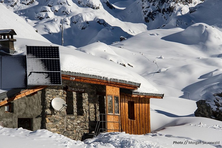 Mountain refuge of Le Ruitor