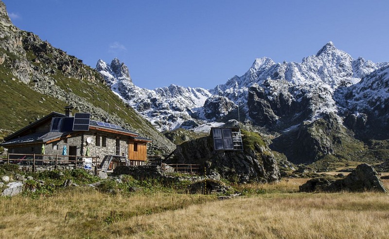Mountain refuge of Le Ruitor