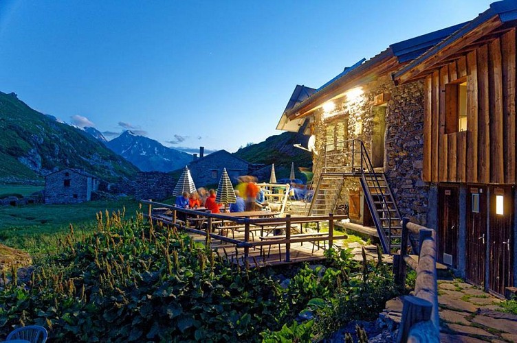 Mountain refuge of Le Ruitor