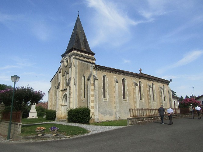 Sentier de l'Adour - Eglise de Gousse