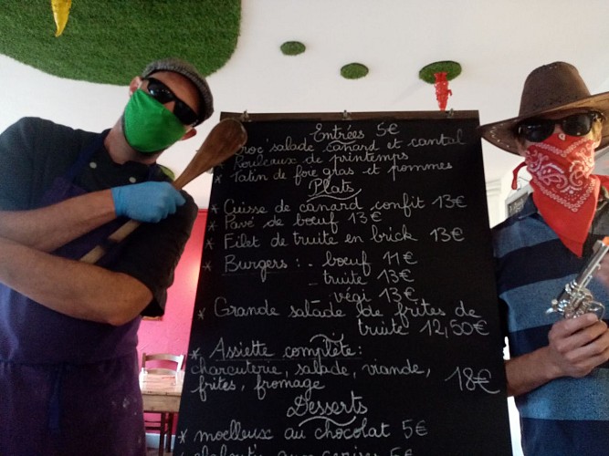 Restaurant "La vache qui fume"