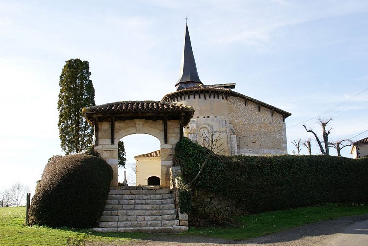 Eglise de Saint-Aubin porte