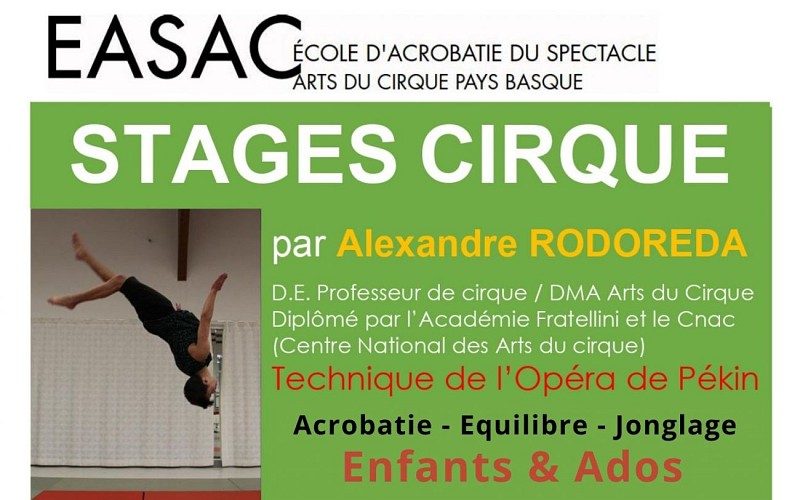 Ecole d'Acrobatie du Spectacle Arts du Cirque Hendaye