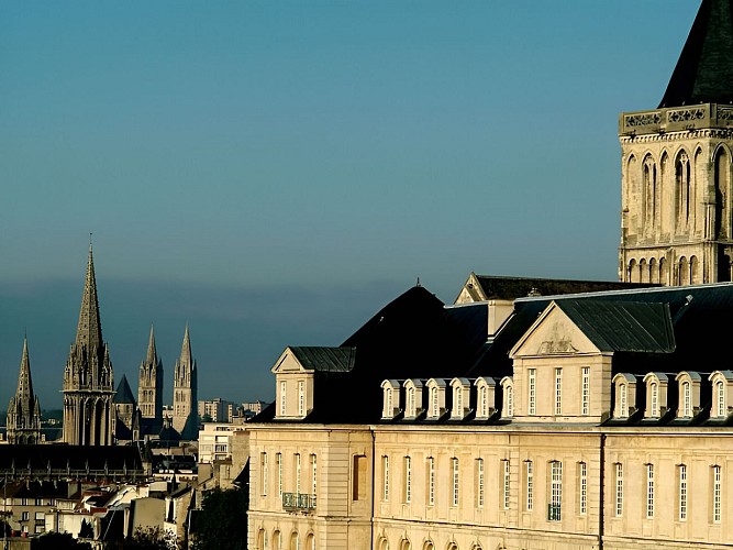 Abbaye aux Dames - Vue sur Caen