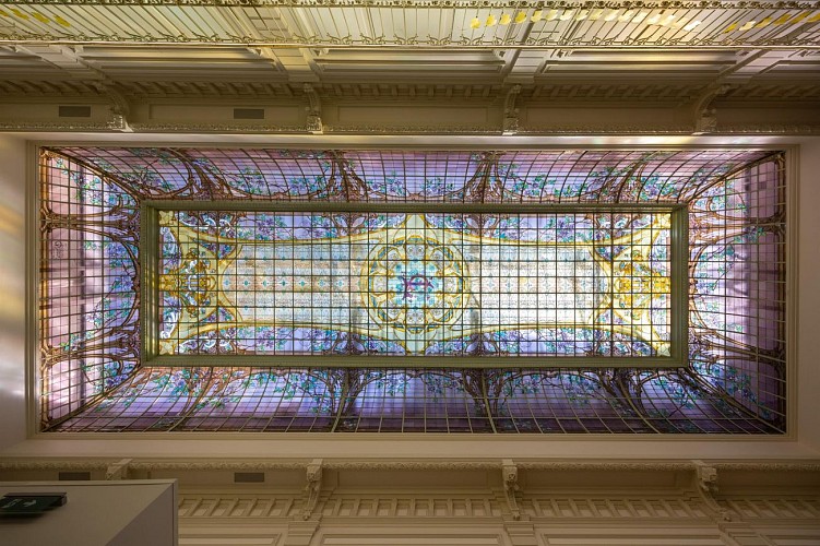 Verrière Art nouveau du Crédit Lyonnais