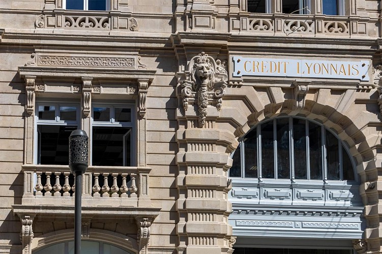 Verrière Art nouveau du Crédit Lyonnais