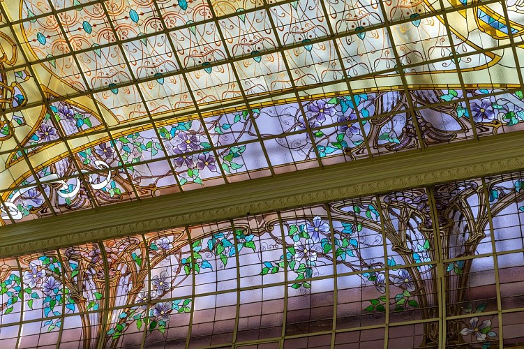 Verrière Art nouveau du Crédit Lyonnais