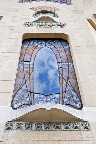 vitrail J. Gruber villa Majorelle, Art nouveau