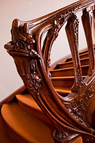 escalier L. Majorelle villa Majorelle, Art nouveau