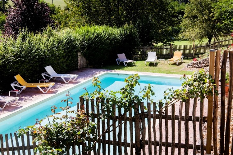 Piscine gite de la fontaine