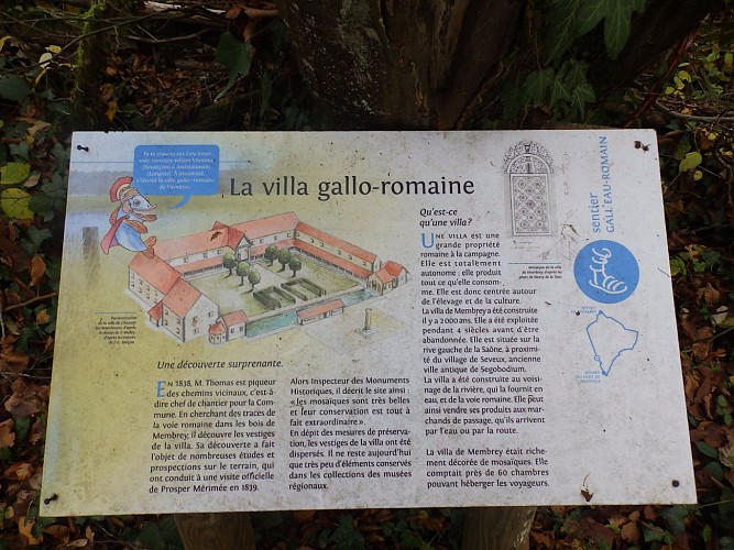[Sentier d'interprétation Gall'eau romain] Présentation de la villa gallo-romaine