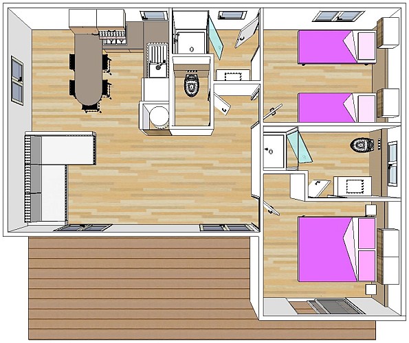 Plain intérieur chalet Vacances et Détente