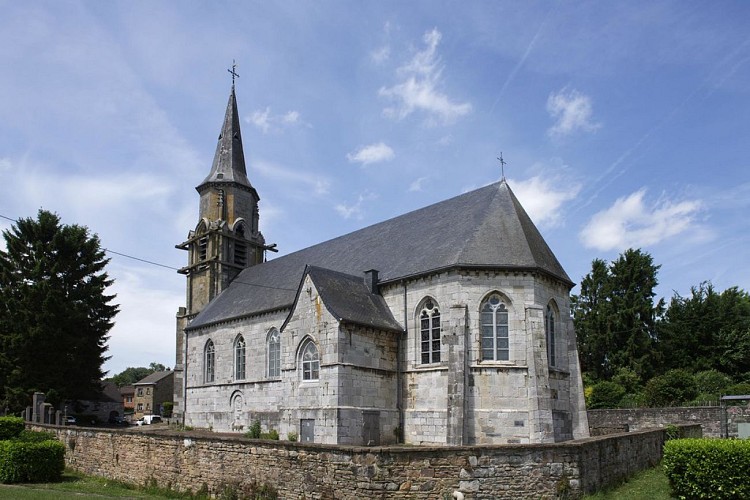 Le chœur et la nef de l’église Saint-Martin