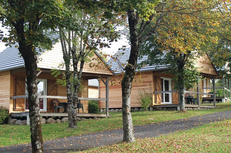 Chalets in Le Mouriol campsite