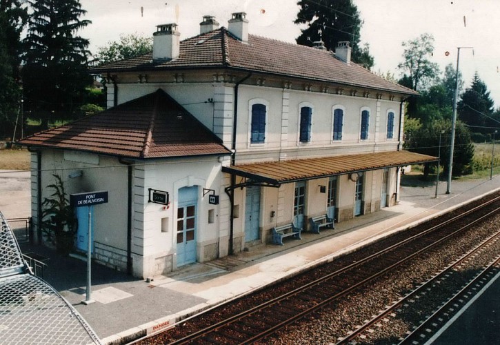 Train station of Pont de Beauvoisin