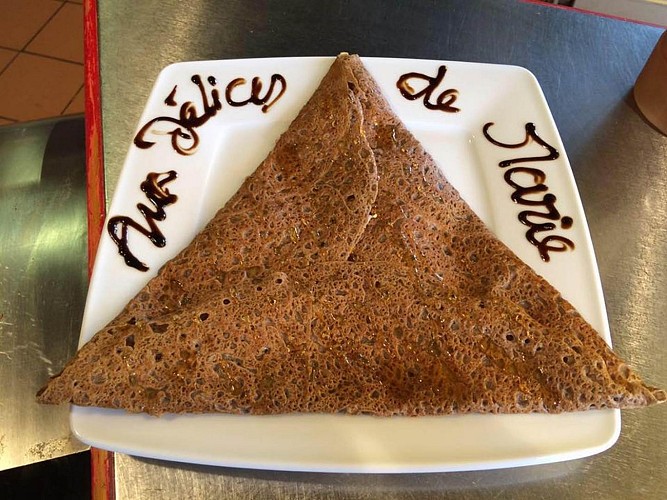 Restaurant Aux délices de Marie - Pau - crêpe sucrée