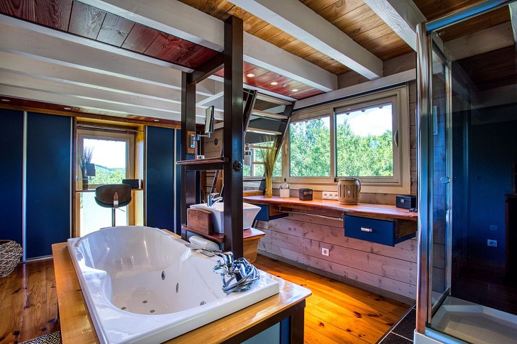 La clé des étoiles salle de bain espace parental