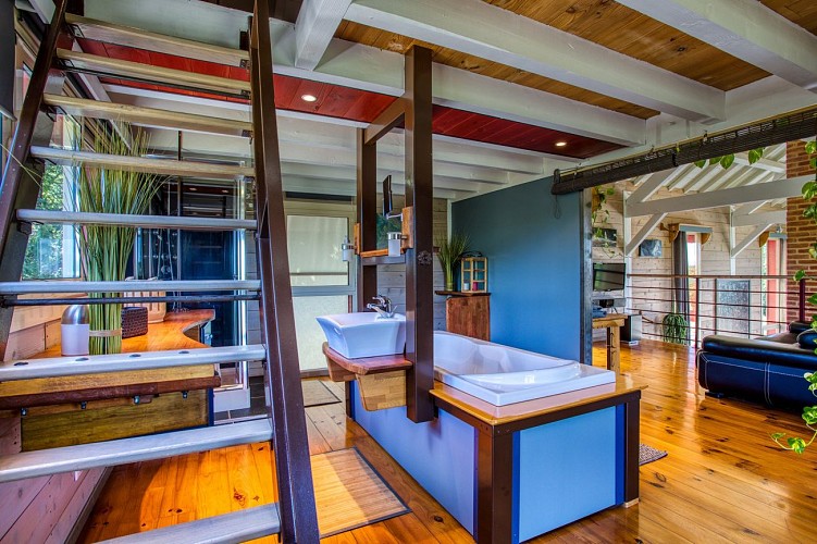 La clé des étoiles salle de bain espace parental