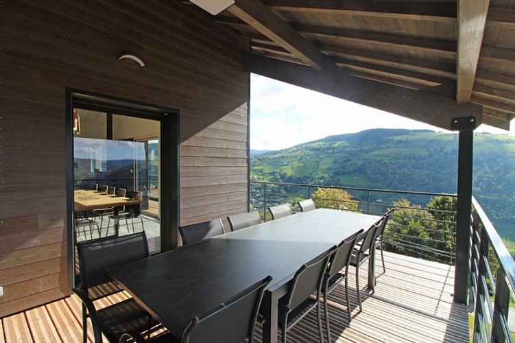 Chalet 10 personnes - Le Rihutt - Chalet moderne avec vue dégagée
