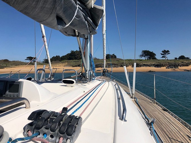 Voilier croisière avec le Club Nautique de Pornic
