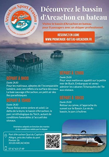 decouvrez le bassin en bateau