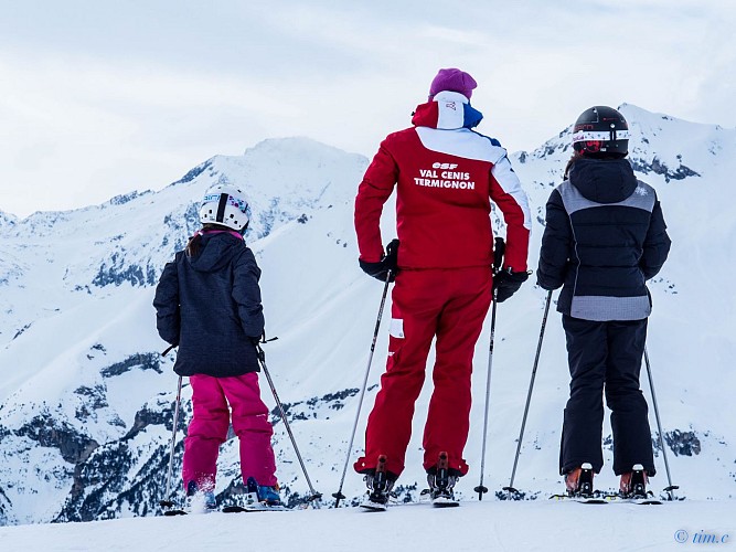 Franse skischool ESF Val Cenis Termignon